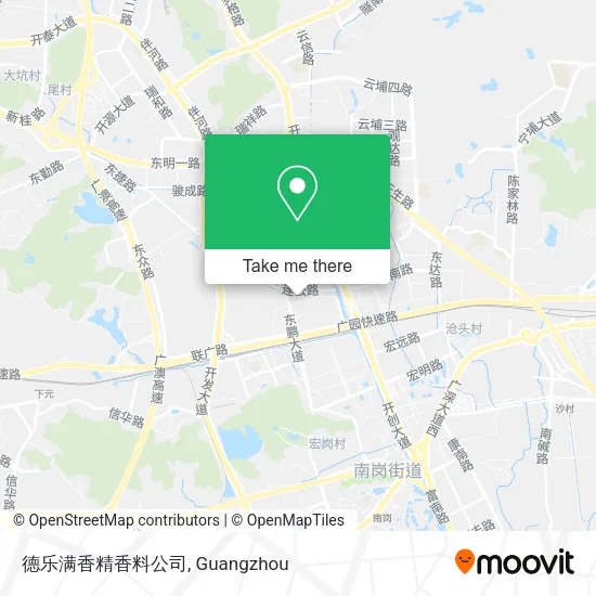 德乐满香精香料公司 map