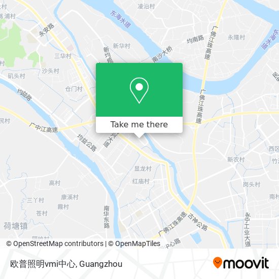 欧普照明vmi中心 map