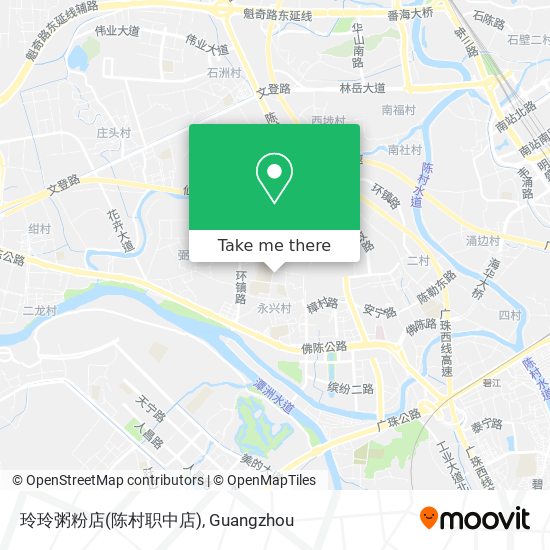 玲玲粥粉店(陈村职中店) map
