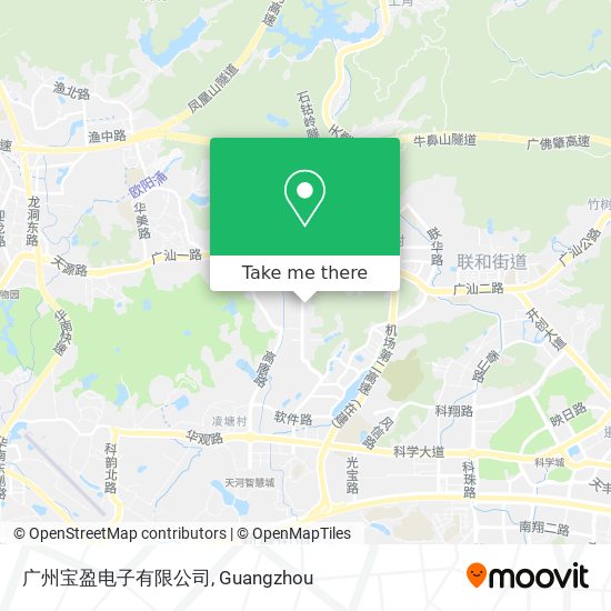 广州宝盈电子有限公司 map