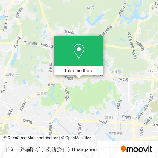 广汕一路辅路/广汕公路(路口) map