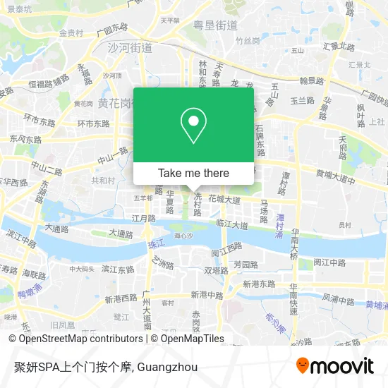 聚妍SPA上个门按个摩 map