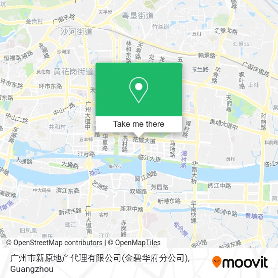 广州市新原地产代理有限公司(金碧华府分公司) map