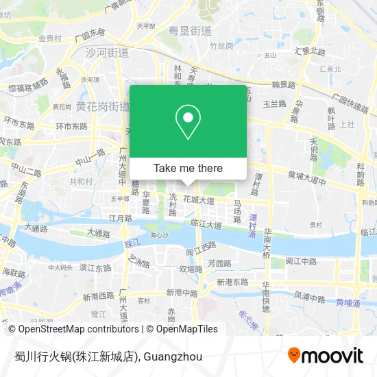 蜀川行火锅(珠江新城店) map
