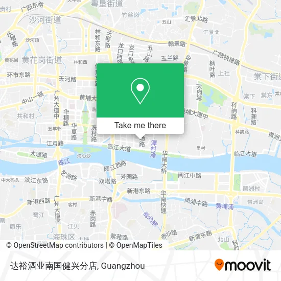 达裕酒业南国健兴分店 map