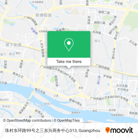 珠村东环路99号之三东兴商务中心313 map