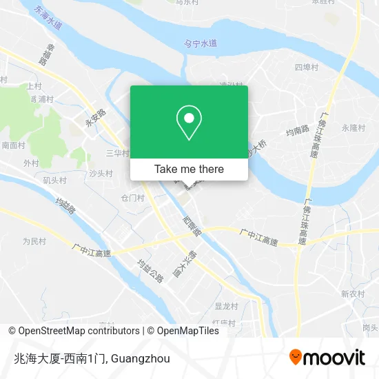 兆海大厦-西南1门 map