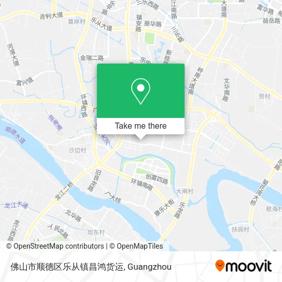 佛山市顺德区乐从镇昌鸿货运 map
