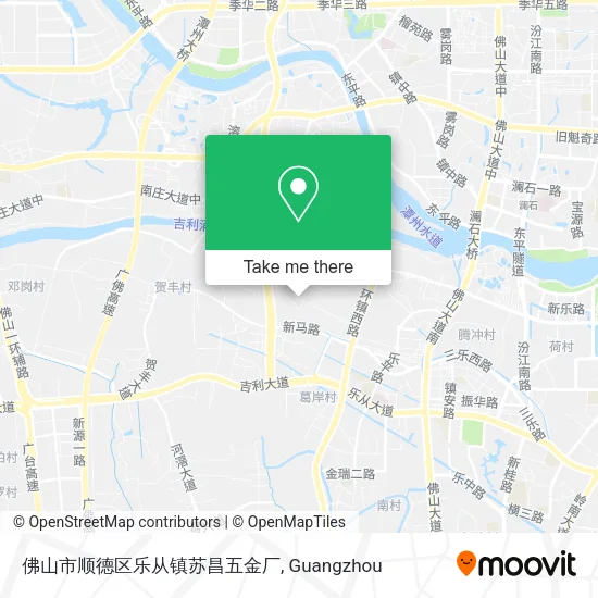 佛山市顺德区乐从镇苏昌五金厂 map