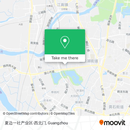 夏边一社产业区-西北门 map