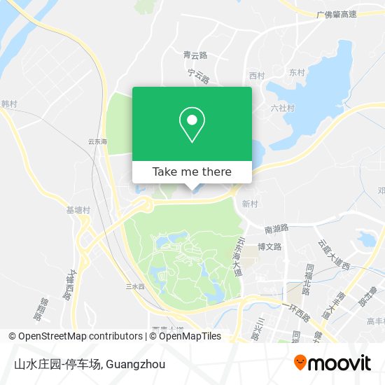 山水庄园-停车场 map