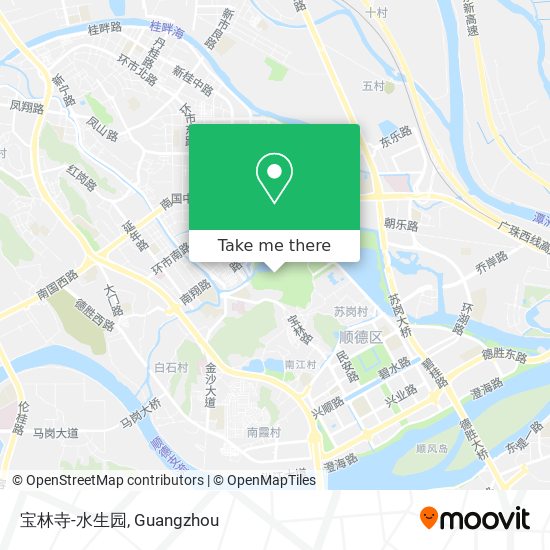 宝林寺-水生园 map