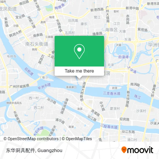 东华厨具配件 map