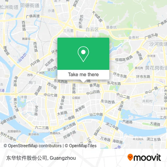 东华软件股份公司 map