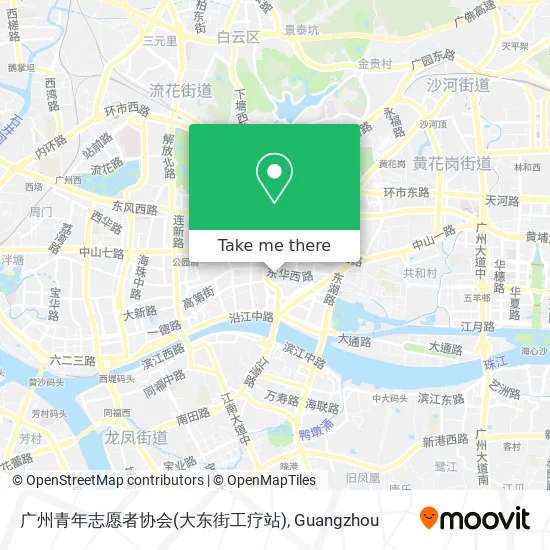 广州青年志愿者协会(大东街工疗站) map