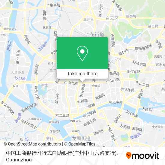 中国工商银行附行式自助银行(广州中山六路支行) map