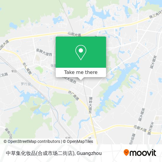 中草集化妆品(合成市场二街店) map