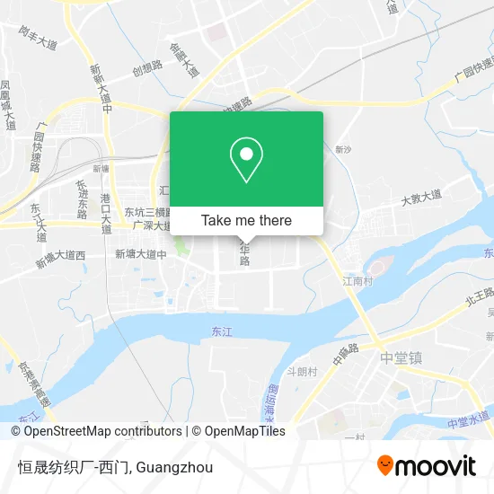 恒晟纺织厂-西门 map