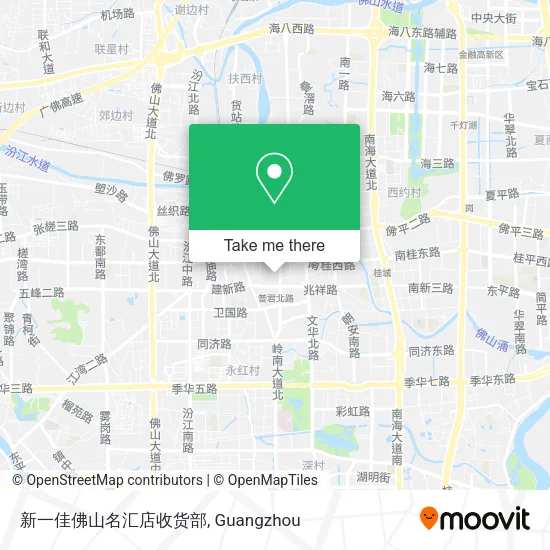 新一佳佛山名汇店收货部 map