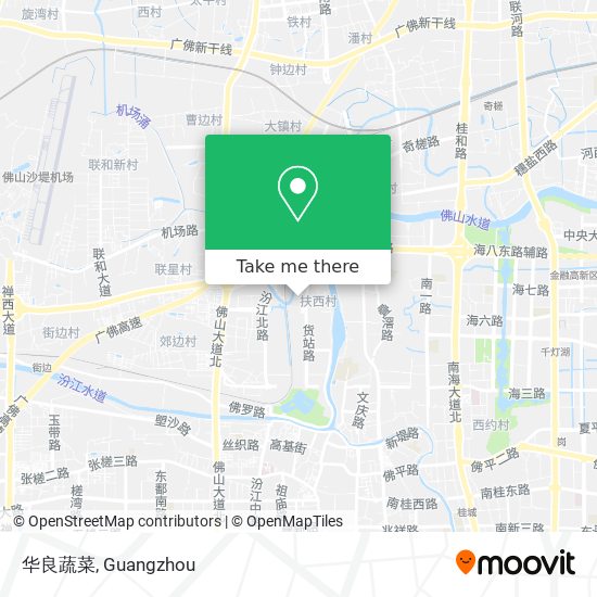 华良蔬菜 map