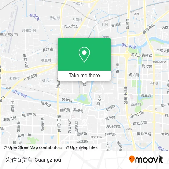 宏信百货店 map