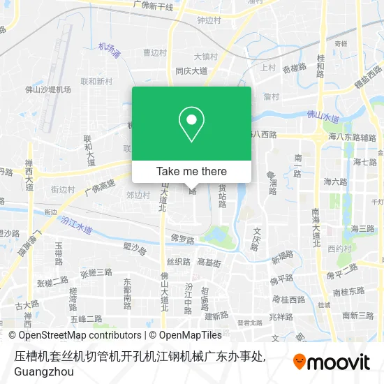 压槽机套丝机切管机开孔机江钢机械广东办事处 map