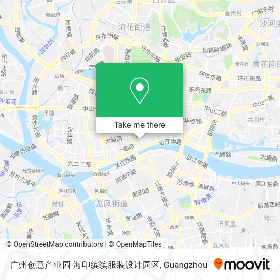 广州创意产业园-海印缤缤服装设计园区 map