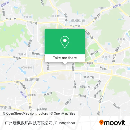 广州臻枫数码科技有限公司 map