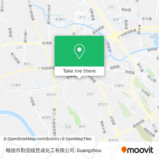 顺德市勒流镇慧成化工有限公司 map