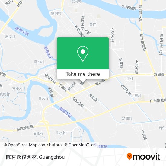 陈村逸俊园林 map