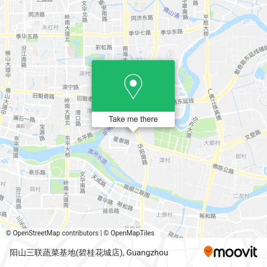 阳山三联蔬菜基地(碧桂花城店) map