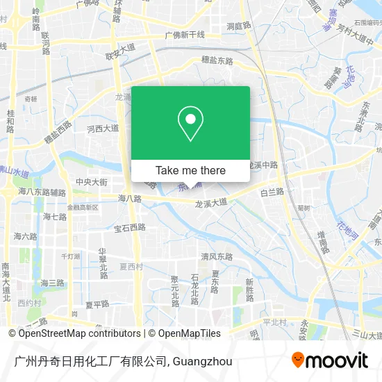 广州丹奇日用化工厂有限公司 map