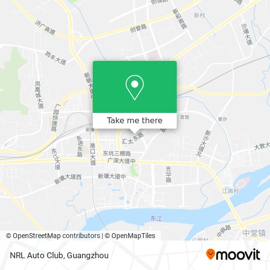 NRL Auto Club map