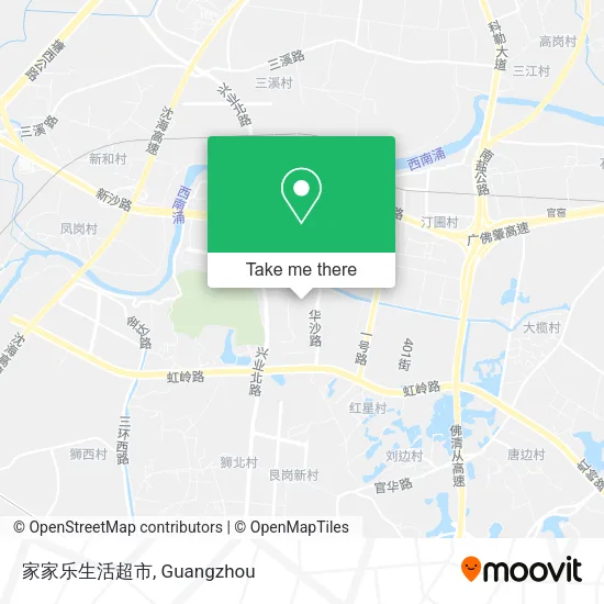 家家乐生活超市 map