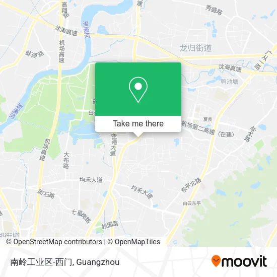 南岭工业区-西门 map
