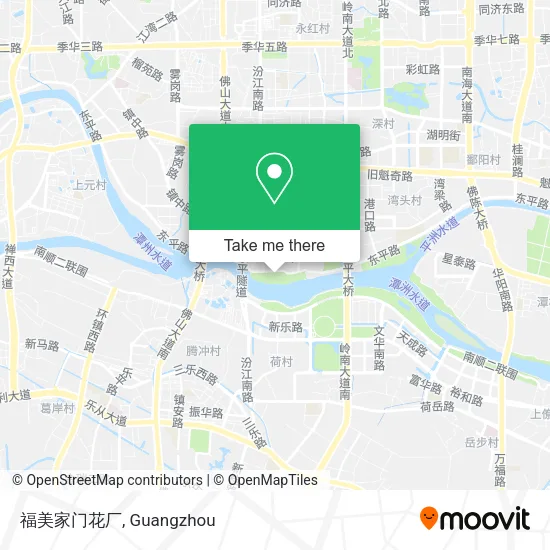 福美家门花厂 map