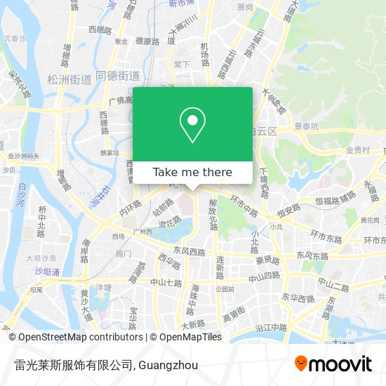 雷光莱斯服饰有限公司 map