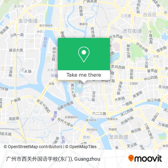 广州市西关外国语学校(东门) map