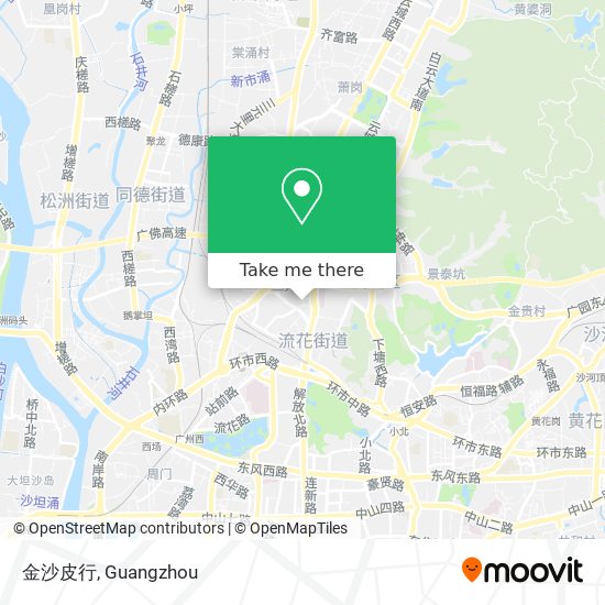 金沙皮行 map