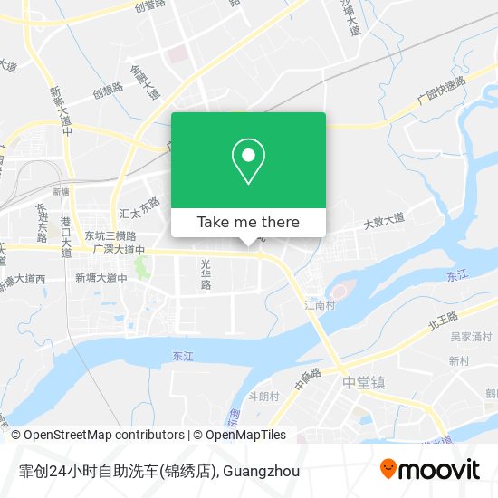 霏创24小时自助洗车(锦绣店) map
