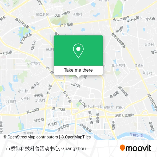 市桥街科技科普活动中心 map