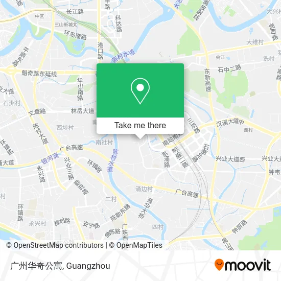 广州华奇公寓 map