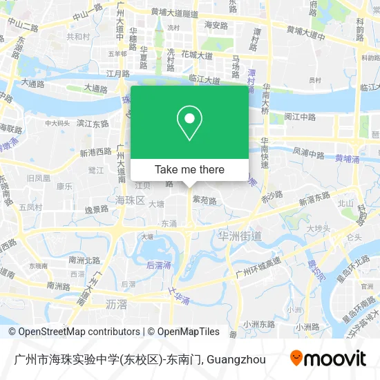 广州市海珠实验中学(东校区)-东南门 map
