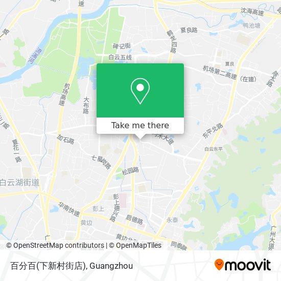 百分百(下新村街店) map