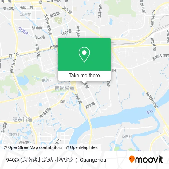 940路(康南路北总站-小塱总站) map