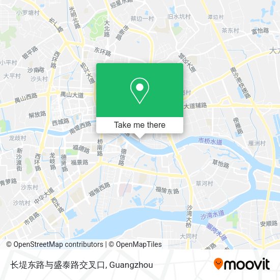 长堤东路与盛泰路交叉口 map