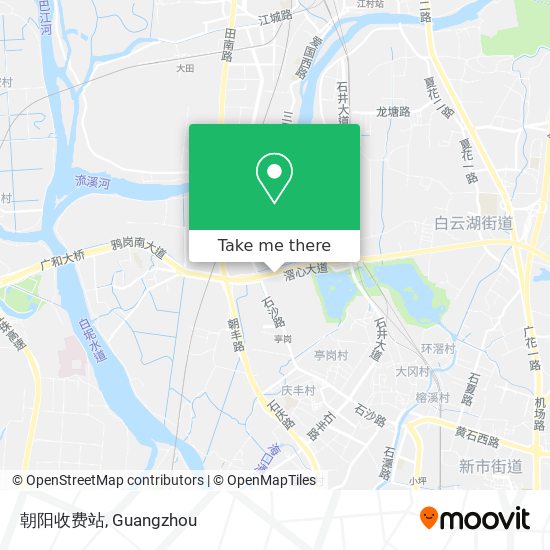 朝阳收费站 map