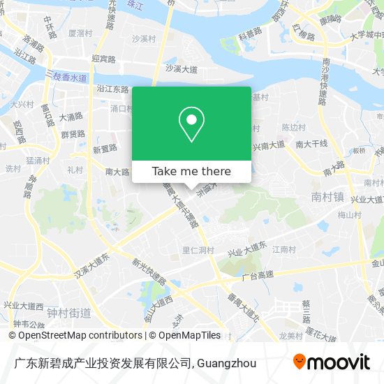 广东新碧成产业投资发展有限公司 map