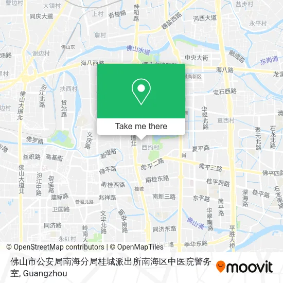 佛山市公安局南海分局桂城派出所南海区中医院警务室 map