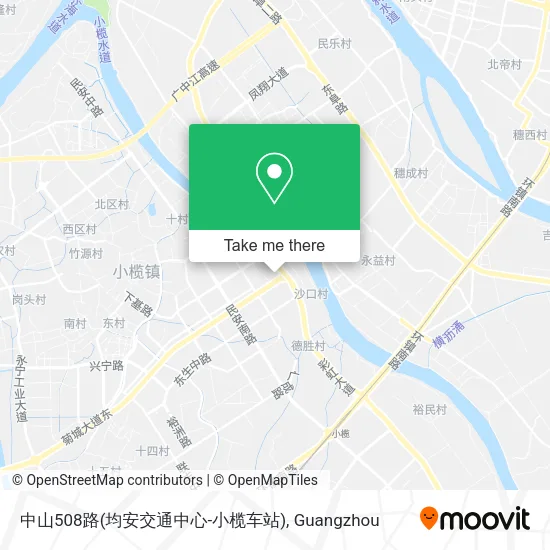 中山508路(均安交通中心-小榄车站) map